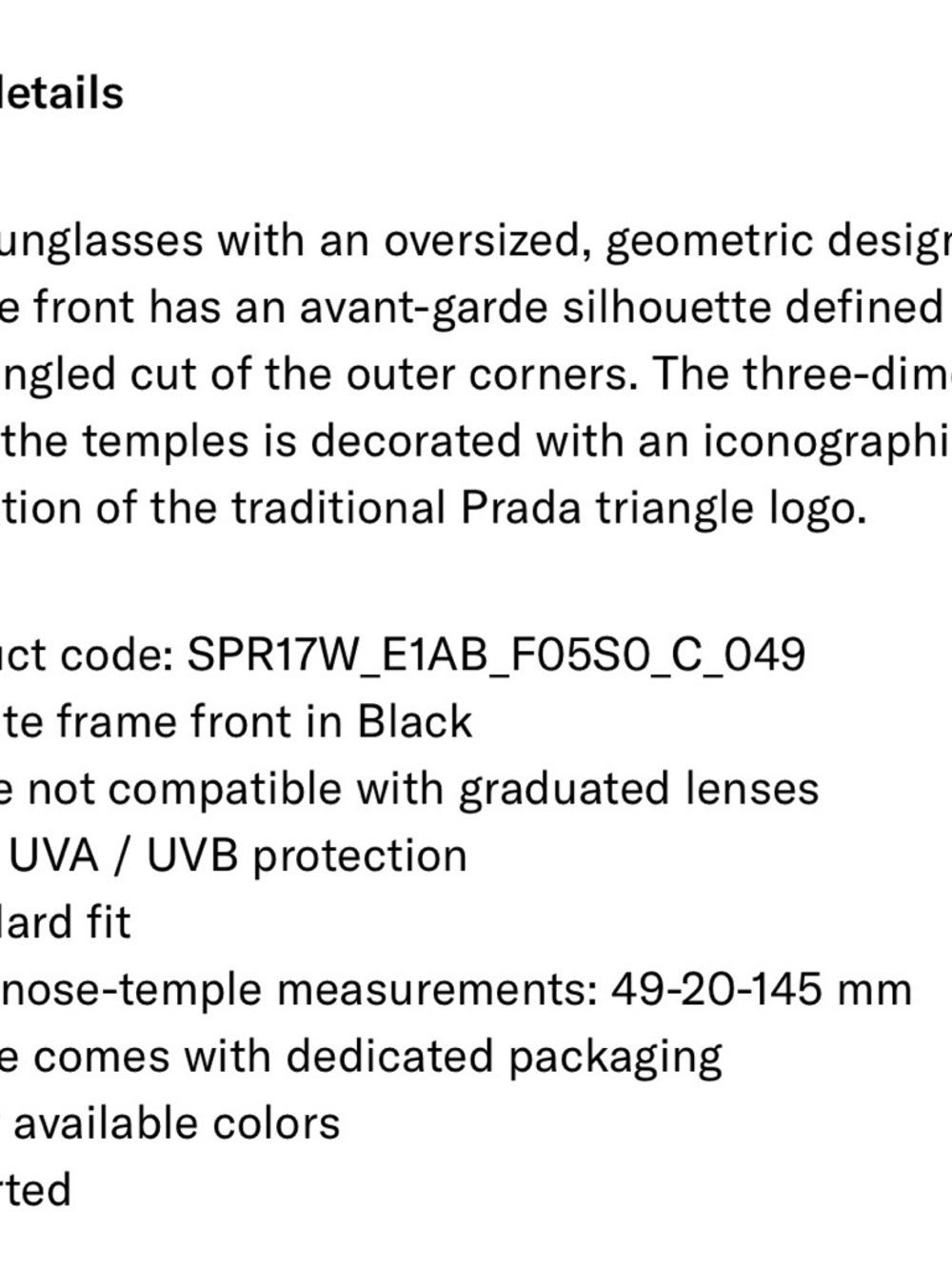 Prada Symbole sunglasses - Picture 4 of 4